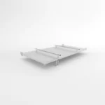 Capac din aluminiu pentru remorci 2312/230 H0 pentru obloane din aluminiu