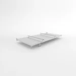 Capac din aluminiu pentru remorci 2612/264 H0 pentru obloane din aluminiu