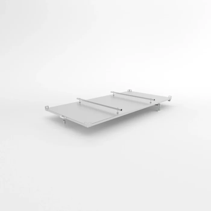 Capac din aluminiu pentru remorci 2612/264 H0 pentru obloane din oțel - imagine 2