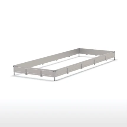 Obloane pentru remorci din aluminiu 6021/600 H300 UNIVERSAL, set: față, spate, stânga, dreapta