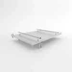 Capac din aluminiu pentru remorci 1510/150 H0 pentru obloane din oțel