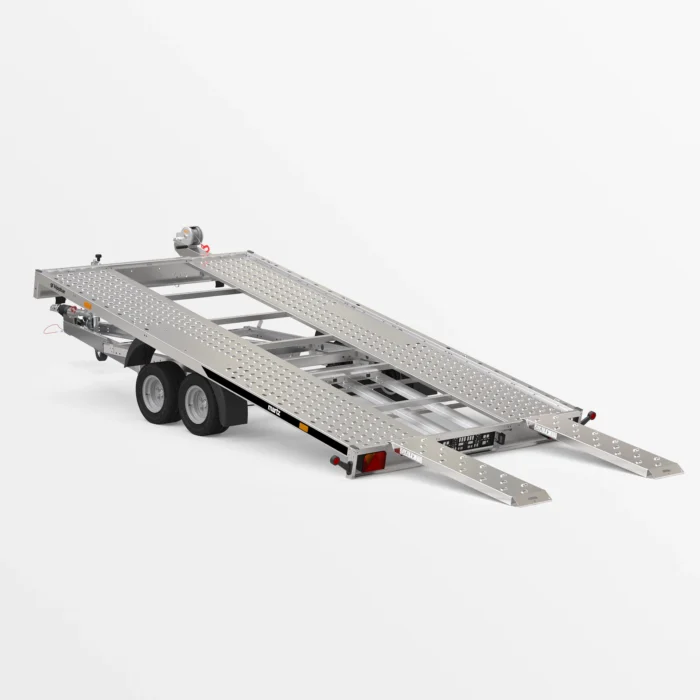 Remorcă transport auto Martz GT KIPPBAR 400/2 S 2,7T - Podea LOHR - imagine 2