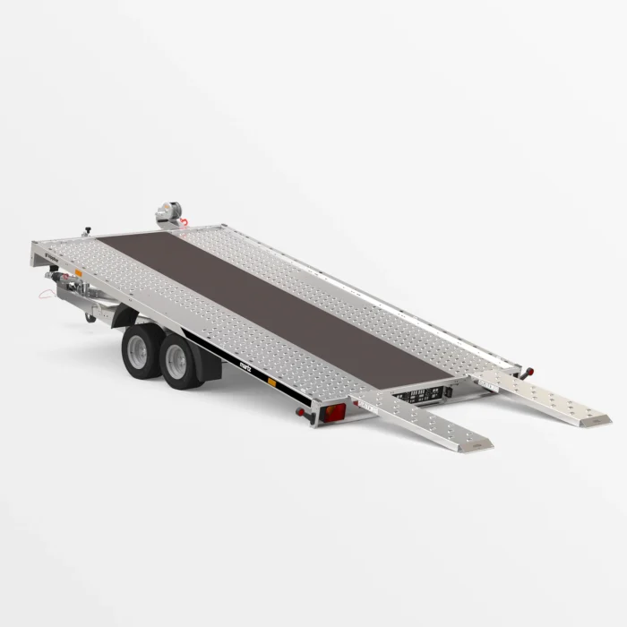 Remorcă transport auto Martz GT KIPPBAR 400/2 S 2,7T - Podea LOHR + placaj - imagine 2