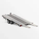 Remorcă transport auto Martz GT KIPPBAR 400/2 S 2,7T - Podea Oțel perforat + placaj - imagine 2