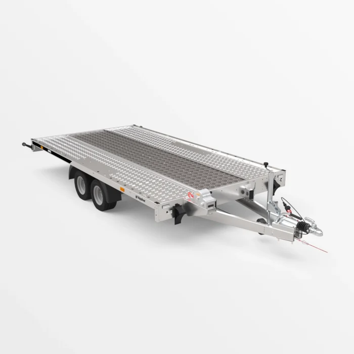 Remorcă transport auto Martz GT KIPPBAR 400/2 S 2,7T - Podea Oțel perforat + placaj - imagine 3