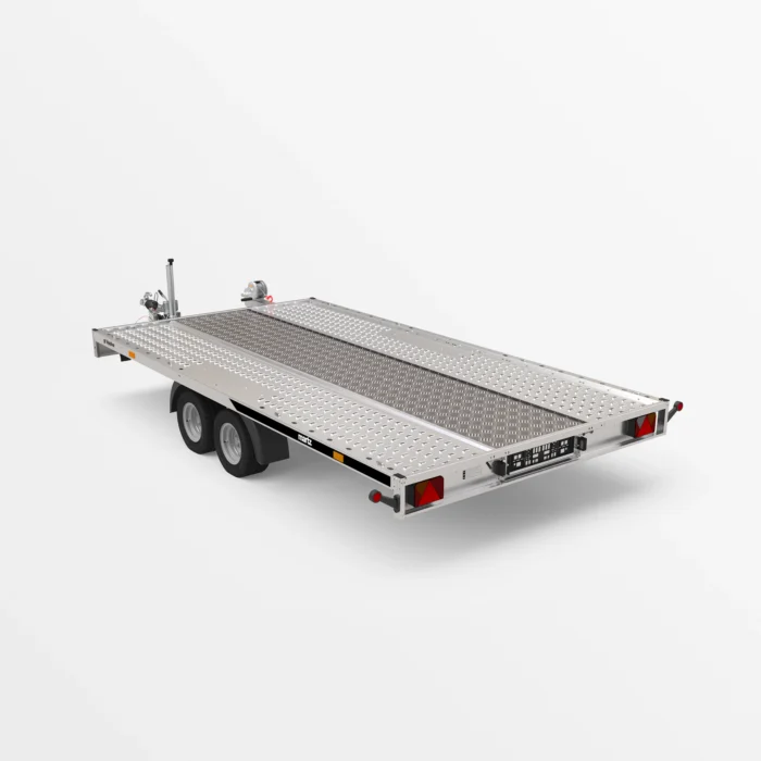 Remorcă transport auto Martz GT KIPPBAR 400/2 S 2,7T - Podea Oțel perforat + placaj - imagine 4