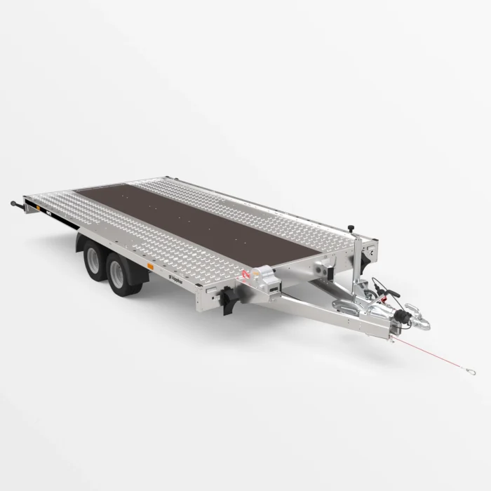 Remorcă transport auto Martz GT KIPPBAR 400/2 S 3T - Podea LOHR + placaj - imagine 3