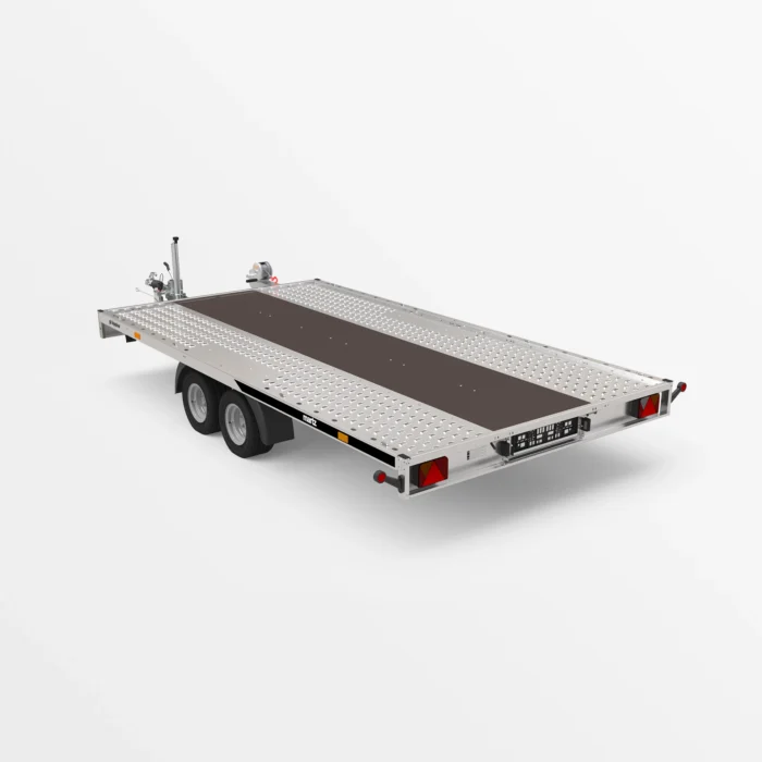 Remorcă transport auto Martz GT KIPPBAR 400/2 S 3T - Podea LOHR + placaj - imagine 4