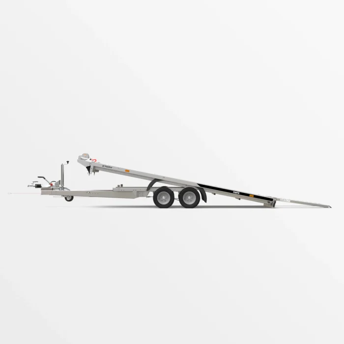 Remorcă transport auto Martz GT KIPPBAR 400/2 S 3T - Podea LOHR + placaj - imagine 5