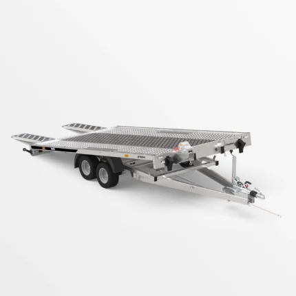 Remorcă transport auto Martz GT KIPPBAR 400/2 S 3T - Podea Oțel perforat