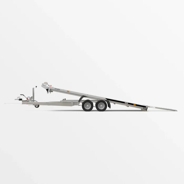 Remorcă transport auto Martz GT KIPPBAR 400/2 S 3T - Podea Oțel perforat - imagine 5