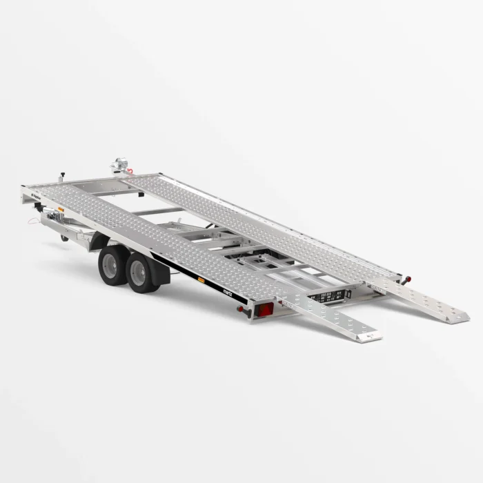 Remorcă transport auto Martz GT KIPPBAR 450/2 S 2,7T - Podea LOHR - imagine 2