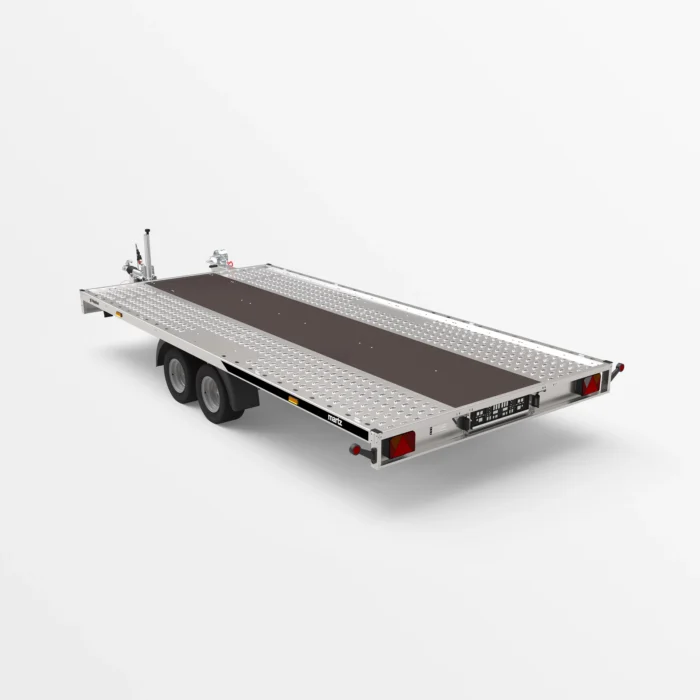 Remorcă transport auto Martz GT KIPPBAR 450/2 S 2,7T - Podea LOHR + placaj - imagine 4