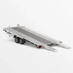 Remorcă transport auto Martz GT KIPPBAR 450/2 S 2,7T - Podea Oțel perforat - imagine 2