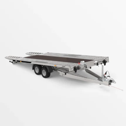 Remorcă transport auto Martz GT KIPPBAR 450/2 S 3T - Podea LOHR + placaj