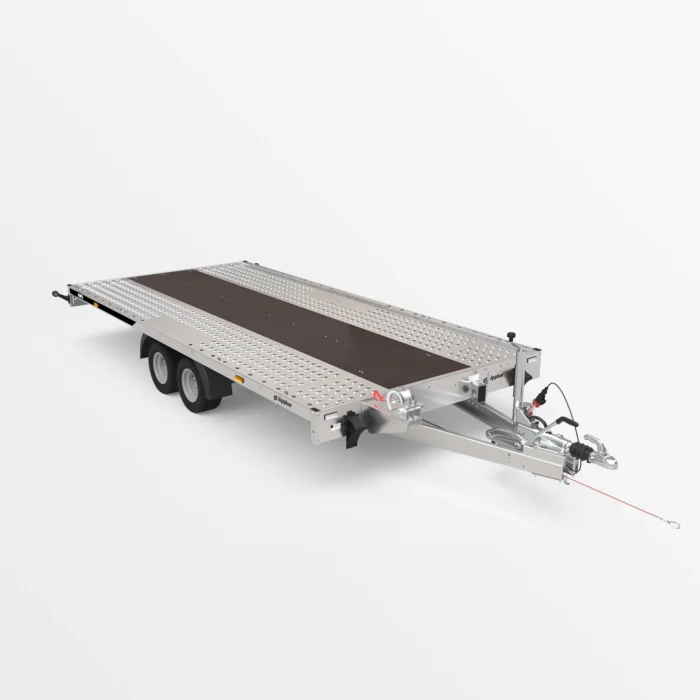 Remorcă transport auto Martz GT KIPPBAR 450/2 S 3T - Podea LOHR + placaj - imagine 3