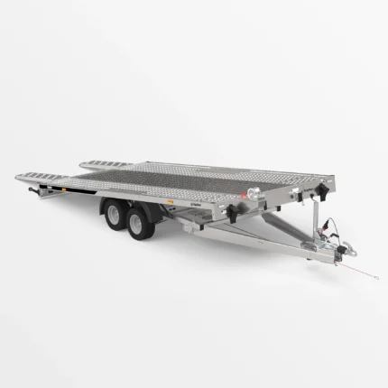 Remorcă transport auto Martz GT KIPPBAR 450/2 S 3T - Podea Oțel perforat