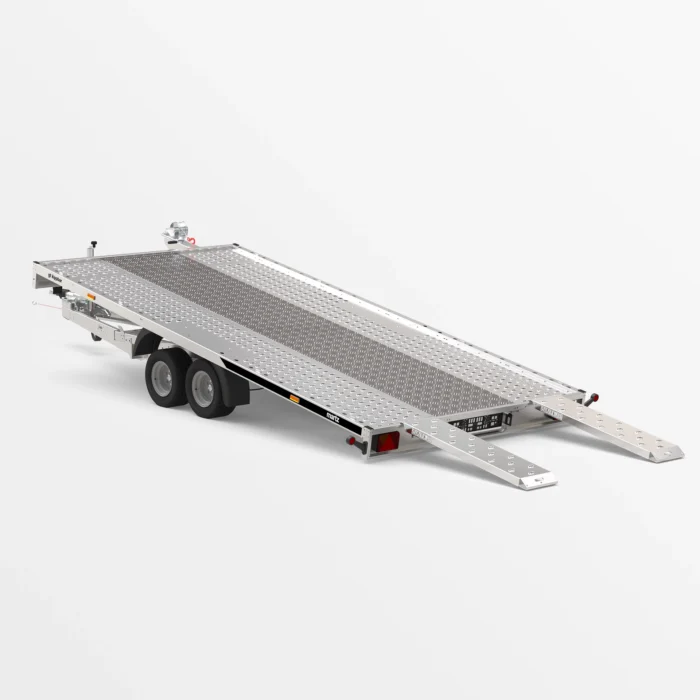 Remorcă transport auto Martz GT KIPPBAR 450/2 S 3T - Podea Oțel perforat - imagine 2