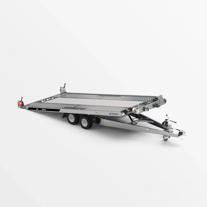 Remorcă transport auto Martz GT KIPPBAR 480/2 2,7T - Podea Oțel perforat + placaj - imagine 2