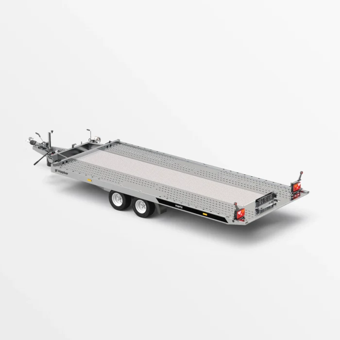 Remorcă transport auto Martz GT KIPPBAR 480/2 3T - Podea Oțel perforat + placaj - imagine 3
