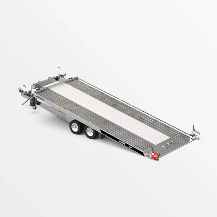 Remorcă transport auto Martz GT KIPPBAR 480/2 3T - Podea Oțel perforat + placaj - imagine 4