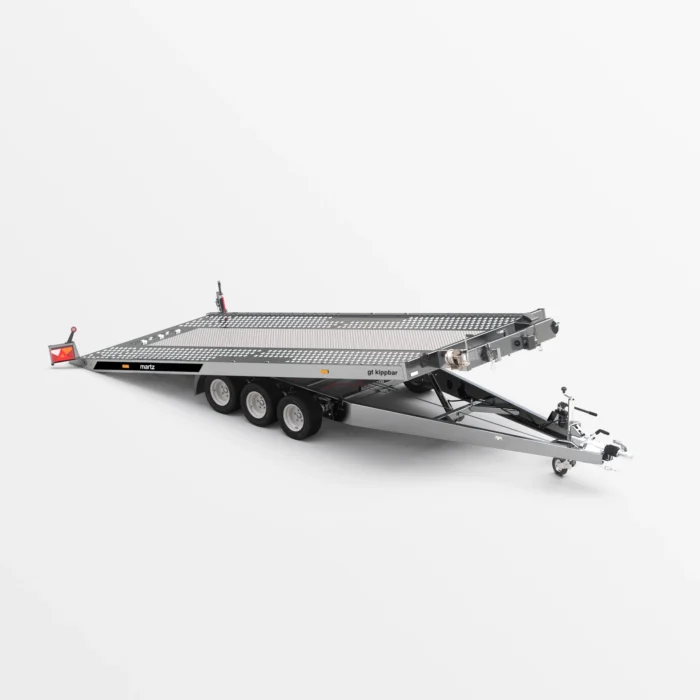 Remorcă transport auto Martz GT KIPPBAR 480/3 3,5T - Podea Oțel perforat - imagine 2