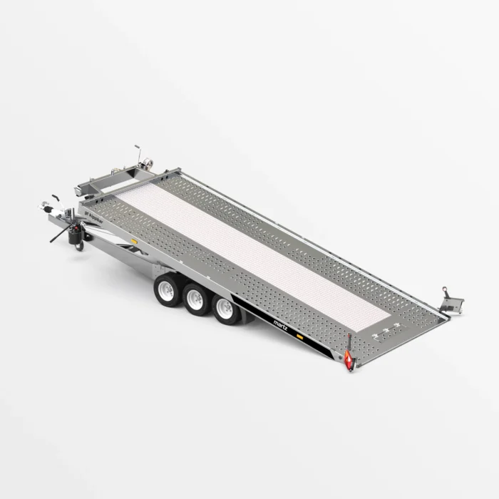 Remorcă transport auto Martz GT KIPPBAR 480/3 3,5T - Podea Oțel perforat - imagine 4