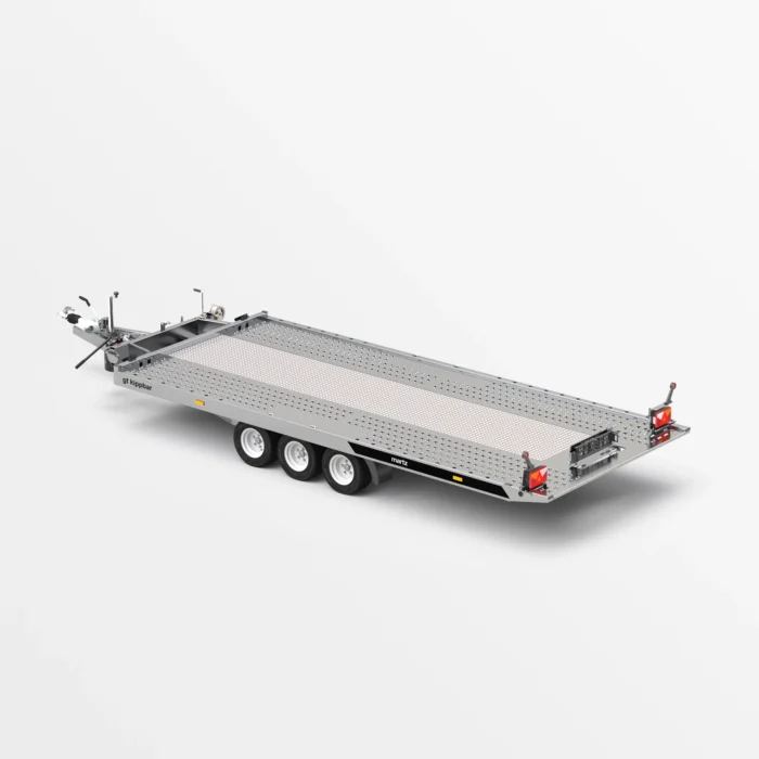 Remorcă transport auto Martz GT KIPPBAR 480/3 3,5T - Podea Oțel perforat + placaj - imagine 3