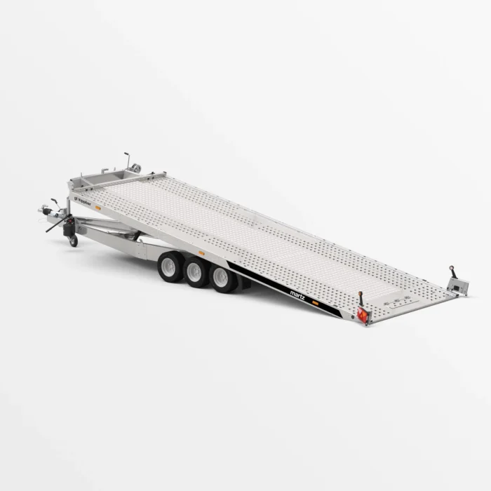 Remorcă transport auto Martz GT KIPPBAR 580/3 3,5T - Podea Oțel perforat - imagine 4