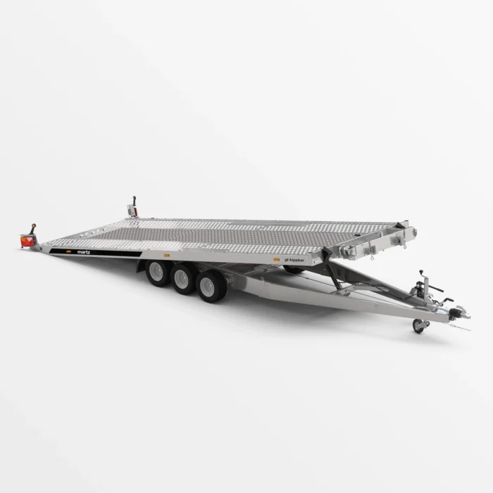 Remorcă transport auto Martz GT KIPPBAR 580/3 3,5T - Podea Oțel perforat + placaj - imagine 2