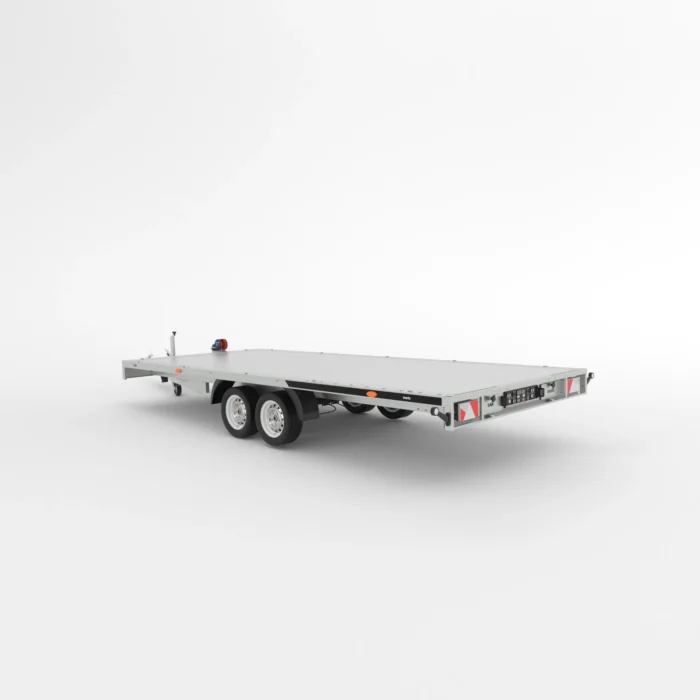 Remorcă transport auto Martz GT PLATEAU 500/2 S 3,5T - Podea Aluminiu - imagine 2