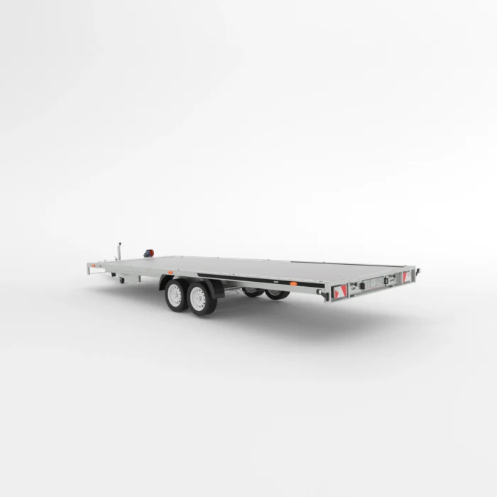 Remorcă transport auto Martz GT PLATEAU 600/2 S 3,5T - Podea placaj - imagine 2
