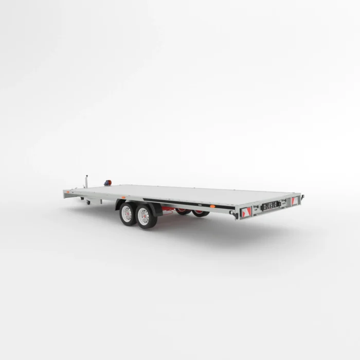 Remorcă transport auto Martz GT PLATEAU 600/2 S 3,5T - Podea Aluminiu - imagine 2