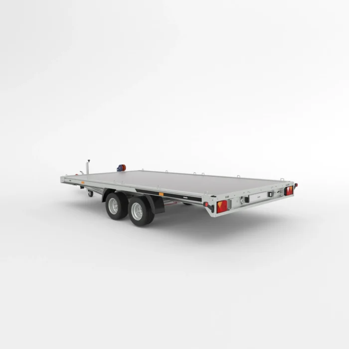 Remorcă transport auto Martz GT PLATEAU FULL ALU 400 3T - Podea placaj - imagine 2