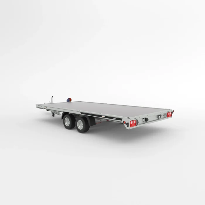 Remorcă transport auto Martz GT PLATEAU FULL ALU 450 3T - Podea placaj - imagine 2