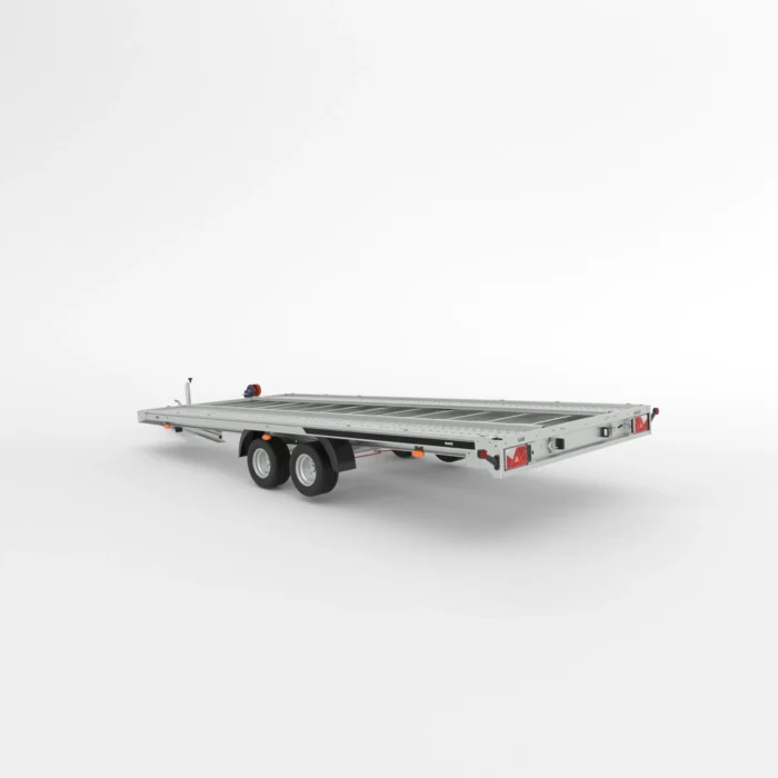 Remorcă transport auto Martz GT PLATEAU FULL ALU 500/2 2,7T - Podea LOHR - imagine 2