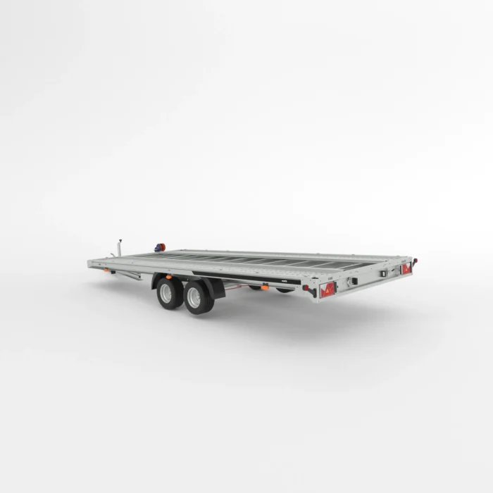 Remorcă transport auto Martz GT PLATEAU FULL ALU 500/2 3,5T - Podea LOHR - imagine 2