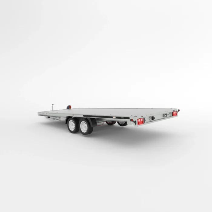 Remorcă transport auto Martz GT PLATEAU FULL ALU 500/2 3,5T - Podea placaj - imagine 2