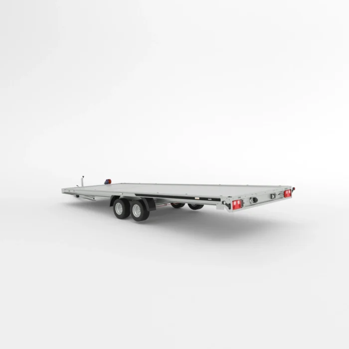 Remorcă transport auto Martz GT PLATEAU FULL ALU 600 3,5T - Podea Aluminiu - imagine 2