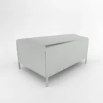 Prelată înaltă cu cadru pentru remorci 2010/200 H800 ECO gri - imagine 2