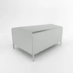 Prelată înaltă cu cadru pentru remorci 2012/201 H800 ECO gri - imagine 2