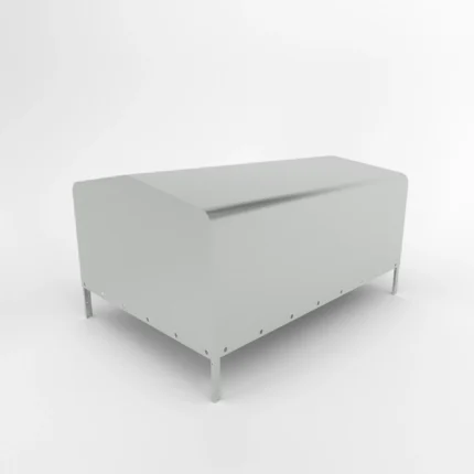 Prelată înaltă cu cadru pentru remorci 2012/201 H800 UNI gri