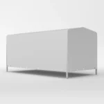 Prelată înaltă cu cadru pentru remorci 2312/230 H1100 UNI gri WOOD / HOLZ - imagine 3