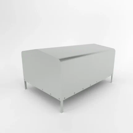 Prelată înaltă cu cadru pentru remorci 2312/230 H800 ECO gri