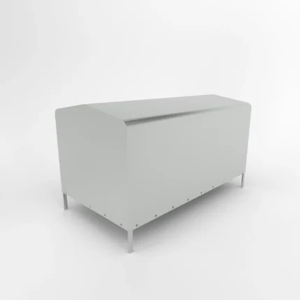 Prelată înaltă cu cadru pentru remorci 2612/264 H1100 ECO gri