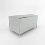 Prelată înaltă cu cadru pentru remorci 2612/264 H1100 ECO gri - imagine 2