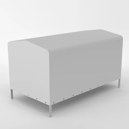 Prelată înaltă cu cadru pentru remorci 2612/264 H1100 UNI gri WOOD / HOLZ