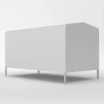 Prelată înaltă cu cadru pentru remorci 2612/264 H1100 UNI gri WOOD / HOLZ - imagine 3