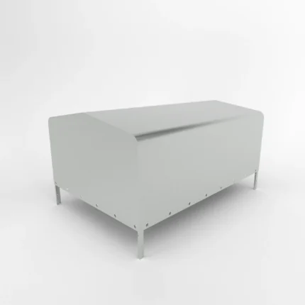 Prelată înaltă cu cadru pentru remorci 2612/264 H800 ECO gri