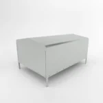 Prelată înaltă cu cadru pentru remorci 2615/265 H800 UNI gri - imagine 2